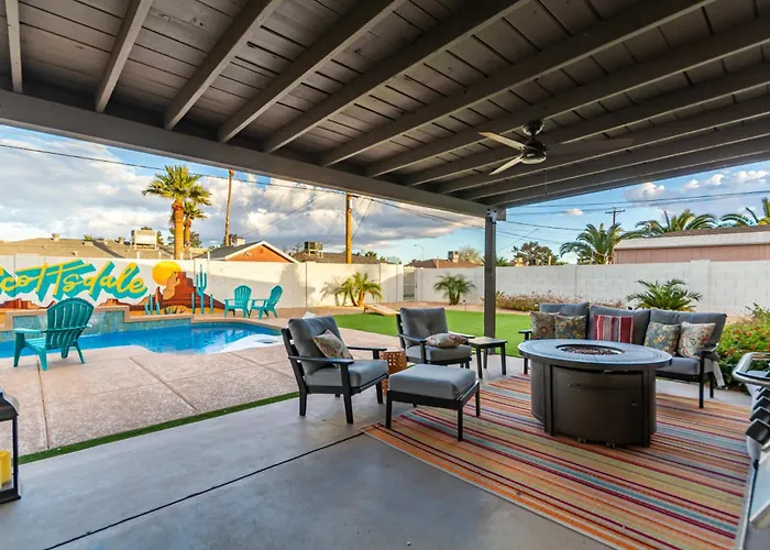 Modern Sw Family Retreat-pool-hot Tub-firepit Scottsdale